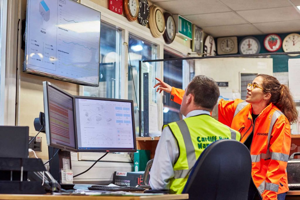 Zenobe project manager discusses Zenobe software with Cardiff bus operator