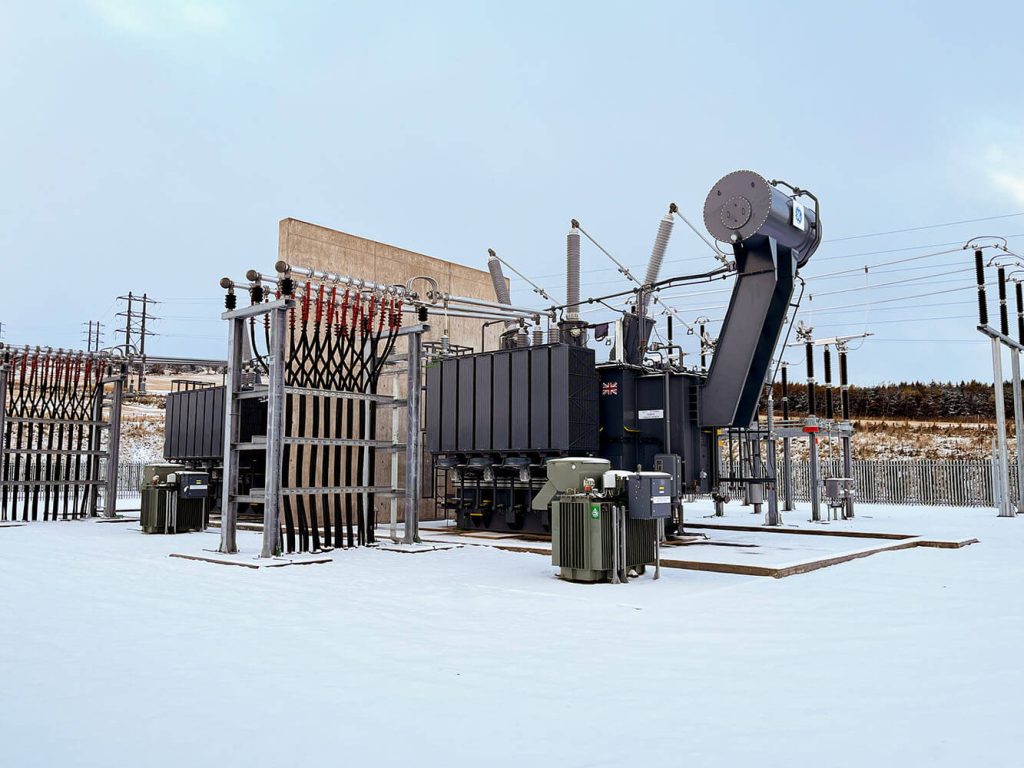 Substation at Blackhillock BESS