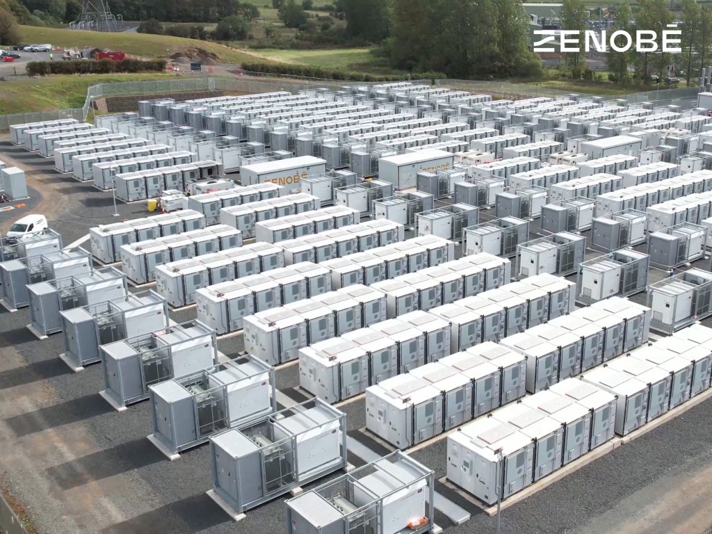 Close up of Kilmarnock South BESS